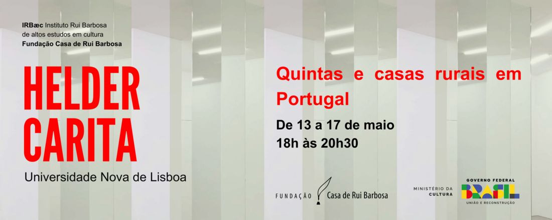 Paços, Quintas e Casas Rurais em Portugal entre os séculos XV e XIX: tipologias, estruturas paisagísticas, programas interiores e artes decorativas