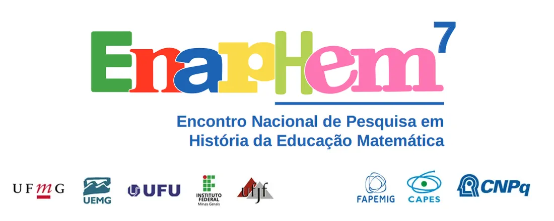 VII ENAPHEM - Encontro Nacional de Pesquisa em História da Educação Matemática