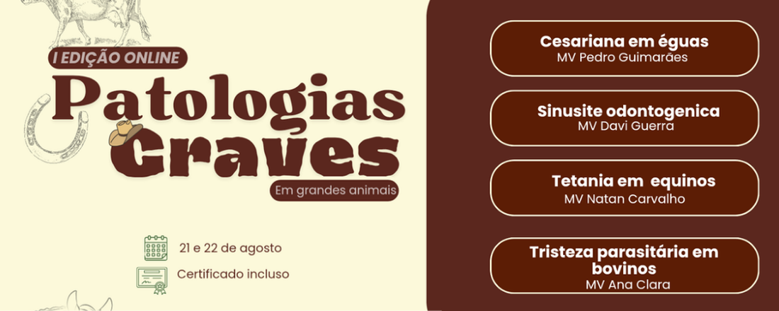 Patologias graves em grandes animais