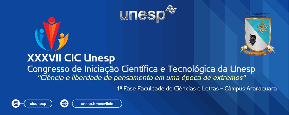 XXXVII Congresso de Iniciação Científica da Unesp - FCL/Araraquara