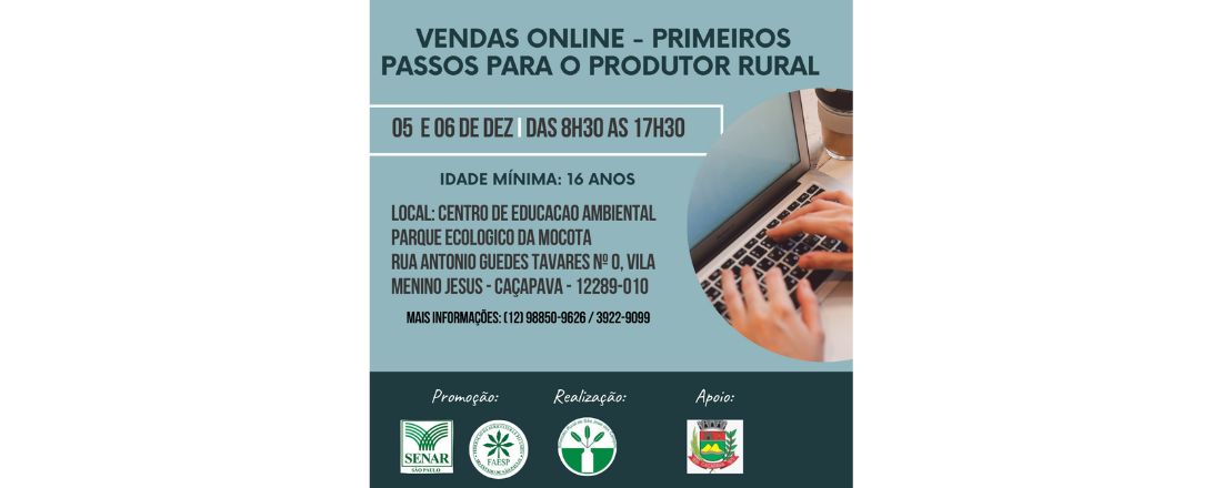 Vendas online: Primeiros passos para o produtor rural