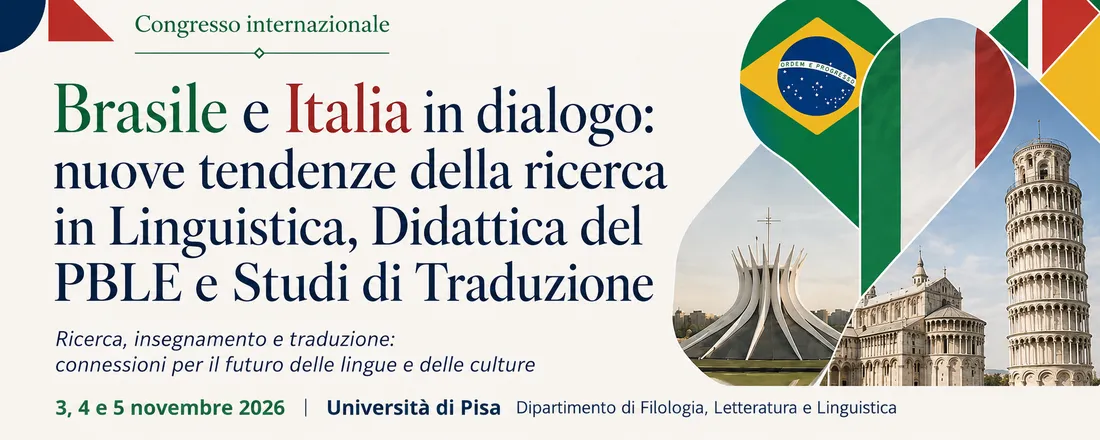 Brasile e Italia in dialogo: nuove tendenze della ricerca in Linguistica, Didattica del PBLE e Studi di Traduzione