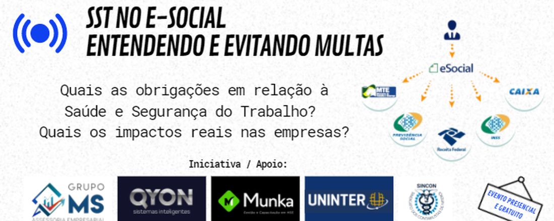 WORKSHOP SST NO E-SOCIAL ENTENDENDO E EVITANDO MULTAS