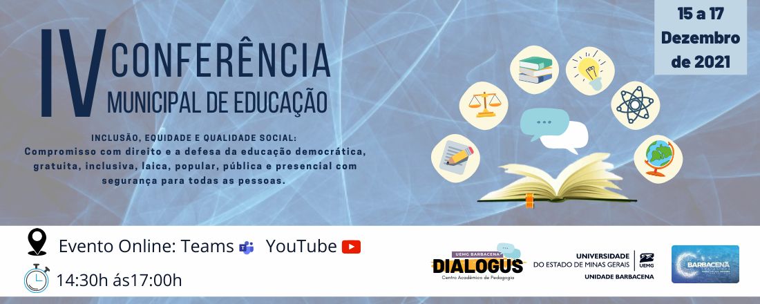 IV Conferência Municipal de Educação – Barbacena/MG