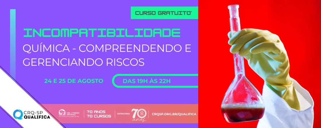 Curso Incompatibilidade Química: Compreendendo e Gerenciando Riscos