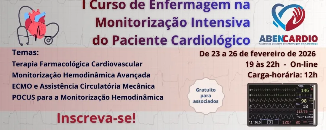 ENFERMAGEM NA MONITORIZAÇÃO INTENSIVA DO PACIENTE CARDIOLÓGICO
