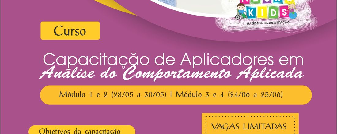 Capacitação de Aplicadores em Análise do Comportamento Aplicada