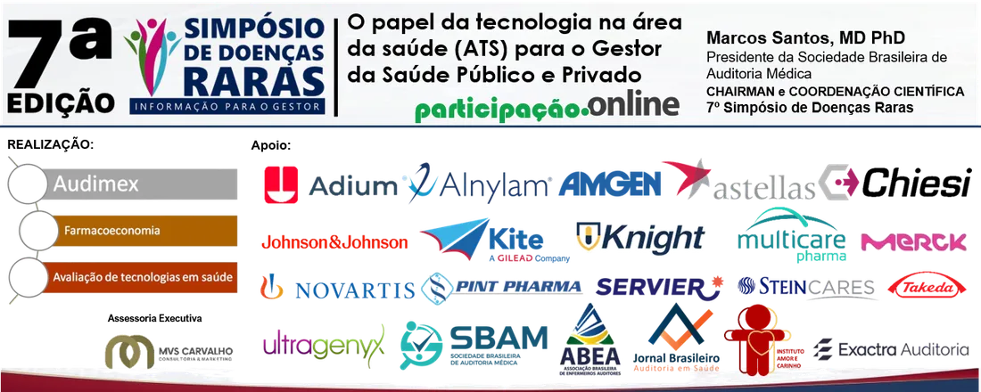 7ª Edição - SIMPÓSIO DOENÇAS RARAS - Informação para o Gestor