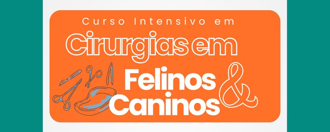 CURSO INTENSIVO EM CIRURGIAS DE FELINOS E CANINOS