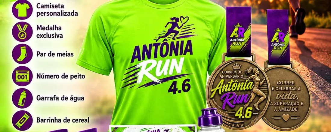 Corrida de aniversário Antônia Run