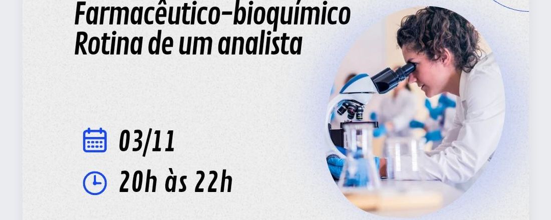 Laboratório Farmacêutico-bioquímico (Rotina de analista)