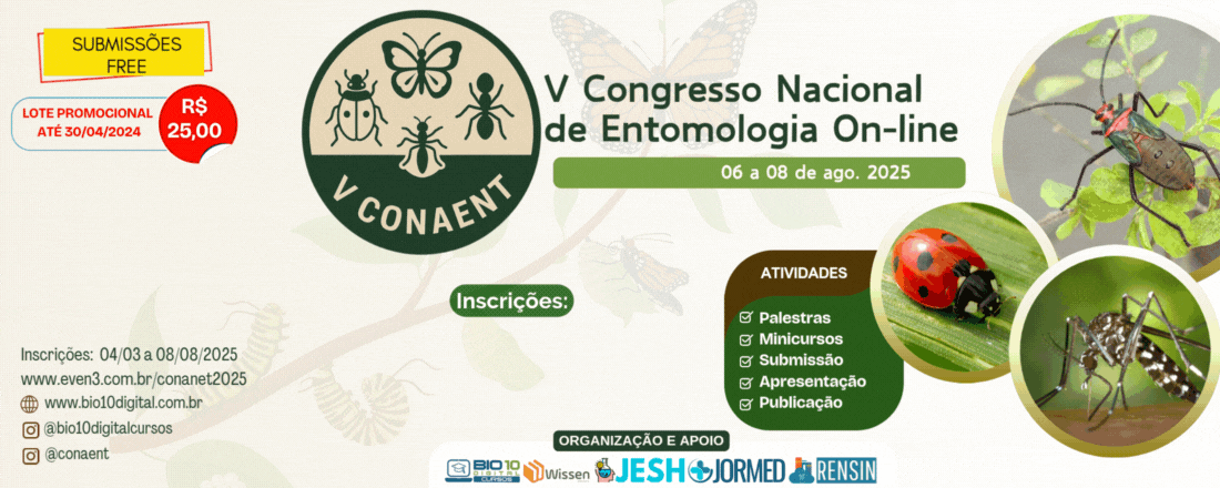 V Congresso Nacional de Entomologia On-line (V CONAENT)