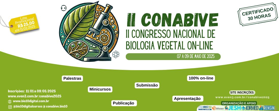 II Congresso nacional de Biologia Vegetal on-line (II CONABIVE)