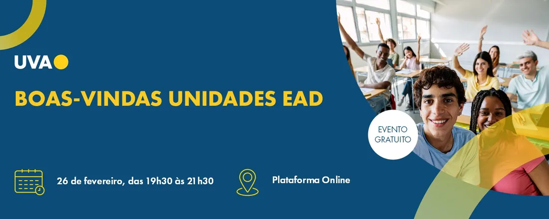 BOAS-VINDAS UNIDADES EAD