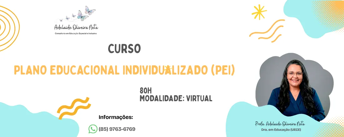 CURSO PLANO EDUCACIONAL INDIVIDUALIZADO - PEI