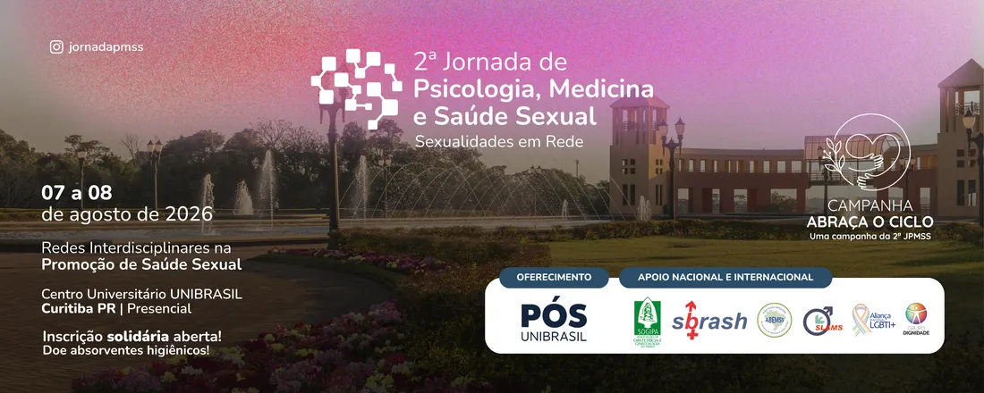 2ª Jornada de Psicologia, Medicina e Saúde Sexual
