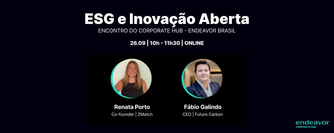 ESG & INOVAÇÃO - Encontro do Corporate Hub