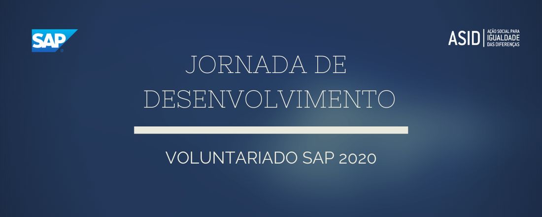 Voluntariado SAP: Jornada de Desenvolvimento