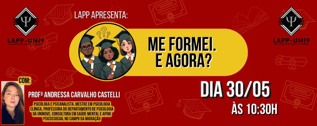 Live - Me formei e agora?