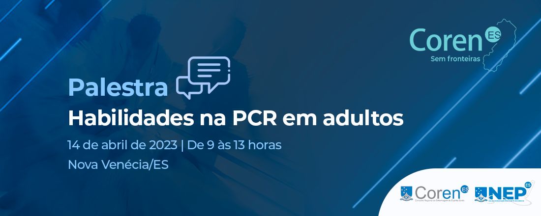 Palestra - Habilidades na PCR em Adultos