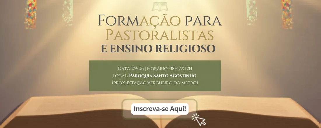 Formação de Pastoralistas e Prof. Ensino Religioso