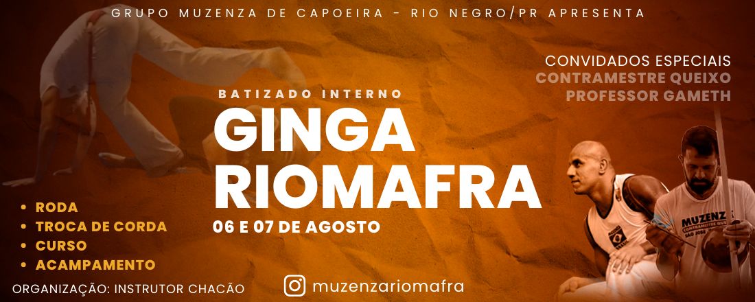 Evento de Capoeira Ginga Riomafra