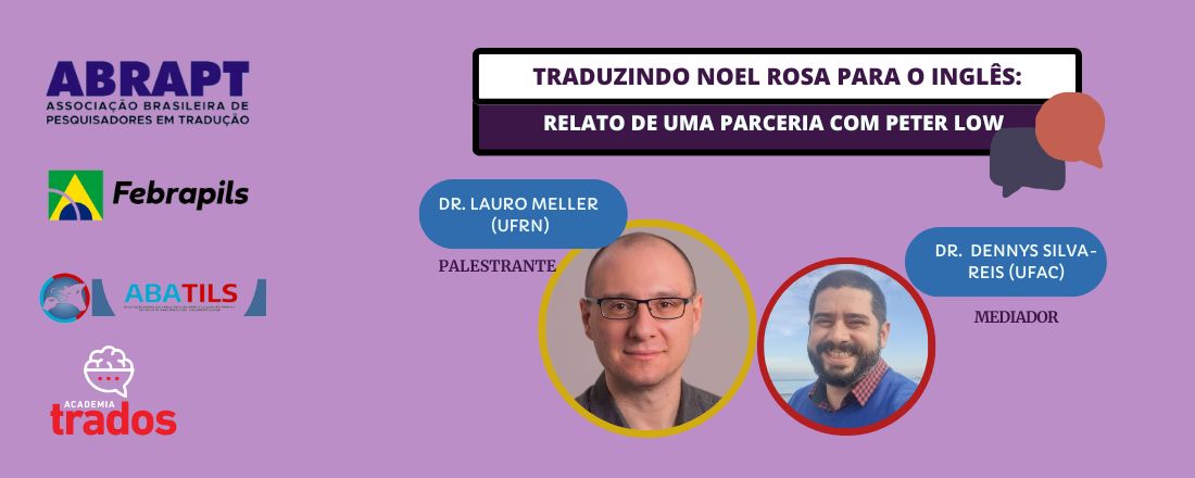 TRADUZINDO NOEL ROSA PARA O INGLÊS