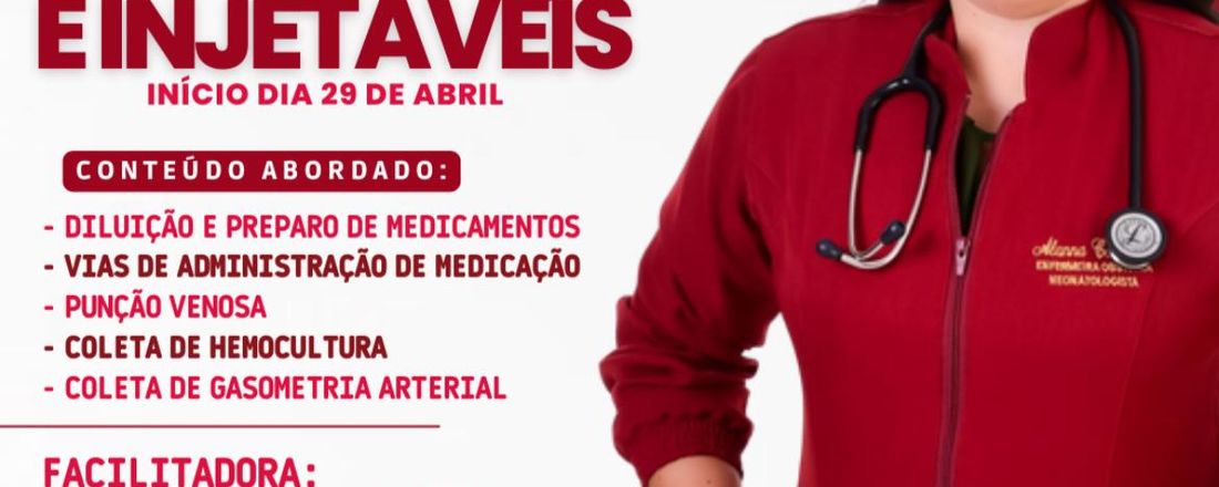 CURSO DE INJETÁVEIS.