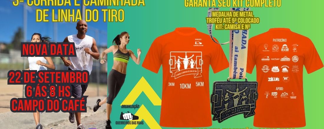 3° Corrida e caminhada de Linha do Tiro