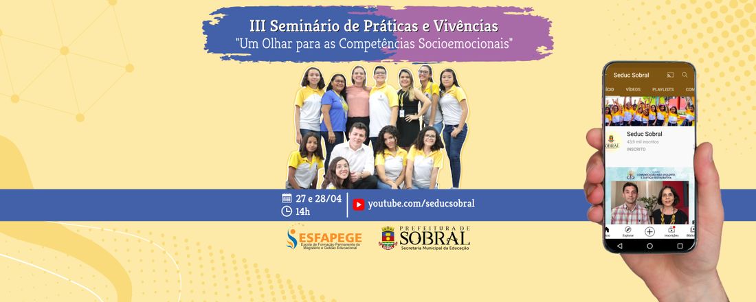 III Seminário de práticas e vivências “Um olhar para as Competências Socioemocionais"