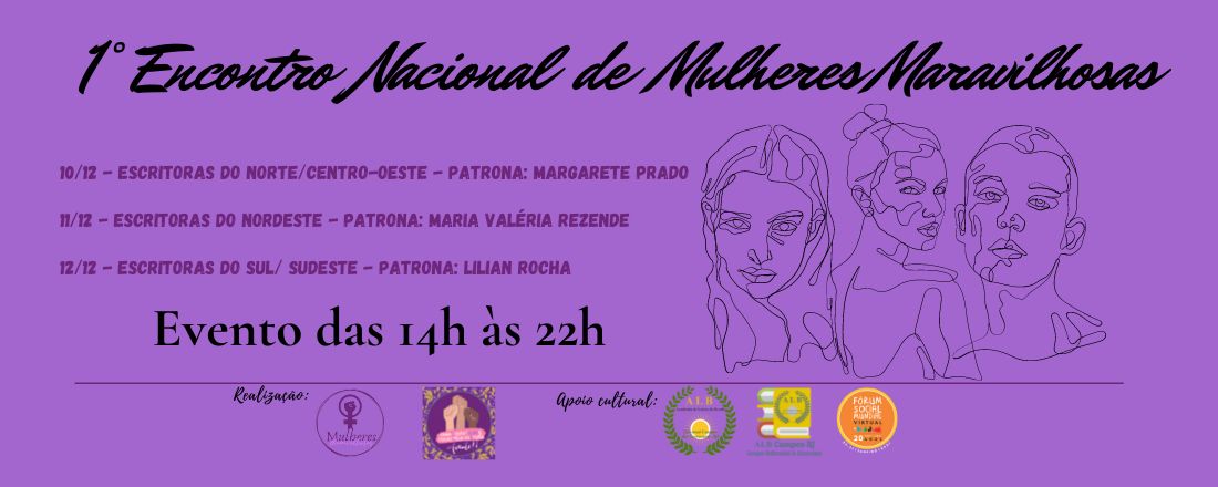 1º Encontro Nacional de Mulheres Maravilhosas  (Campanha Por Mais Mulheres Escritoras)