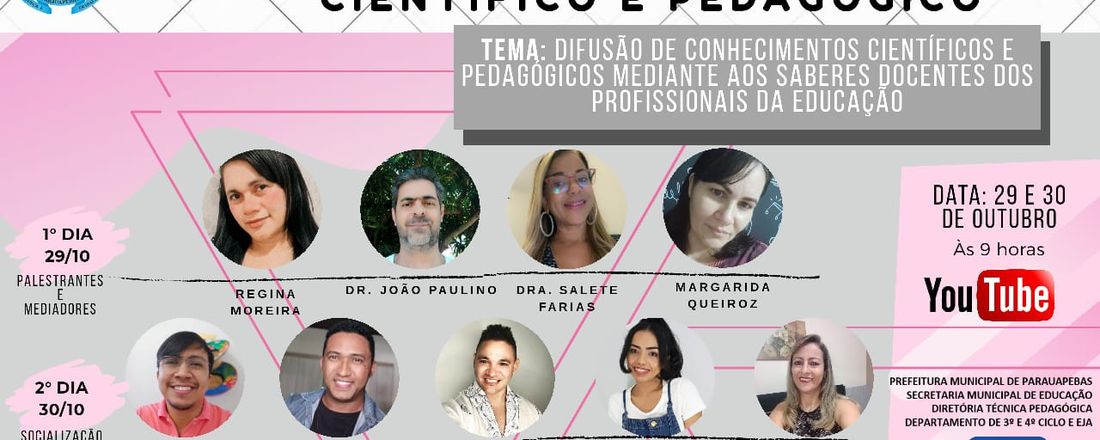 COLÓQUIO CIENTÍFICO E PEDAGÓGICO