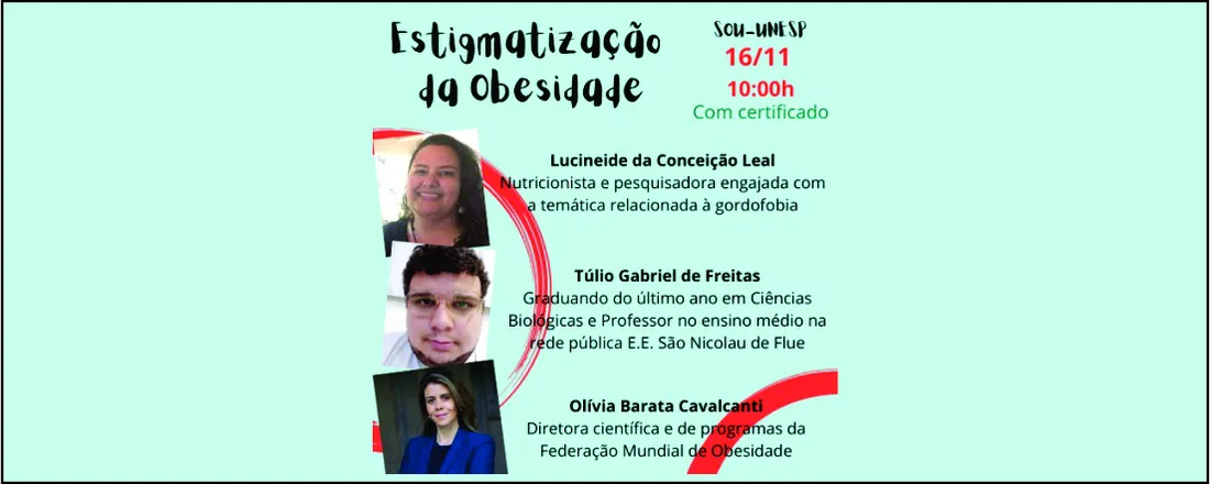 Mesa Redonda SOU-UNESP: Estigmatização da Obesidade