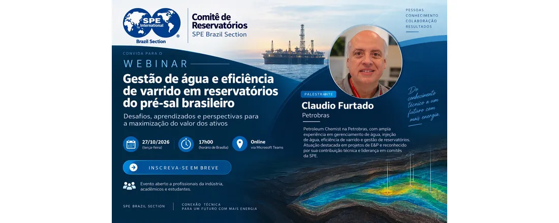Gestão de água e eficiência de varrido em reservatórios do pré-sal brasileiro