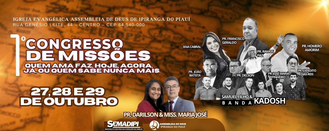 I CONGRESSO DE MISSÕES