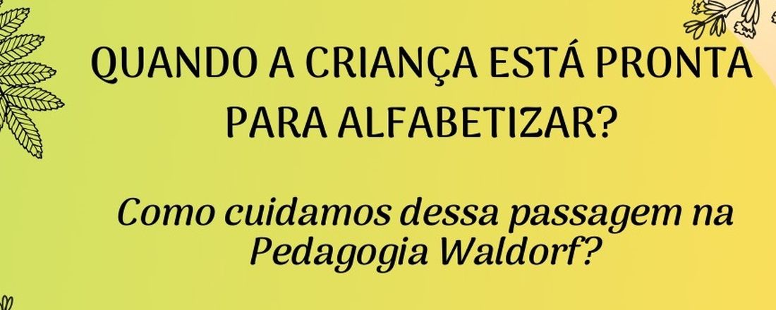 Quando a criança está pronta para alfabetizar? - Palestra com Patrícia Gralato