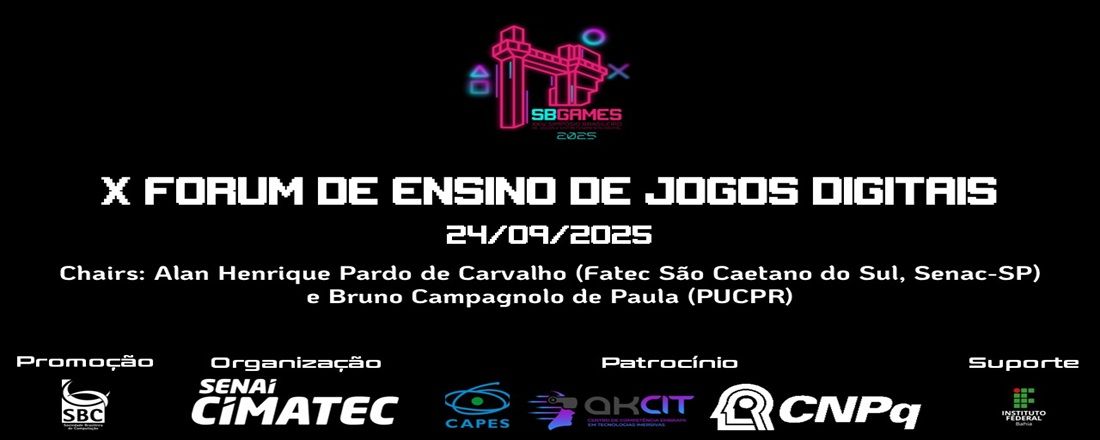 X Fórum de Ensino de Jogos Digitais