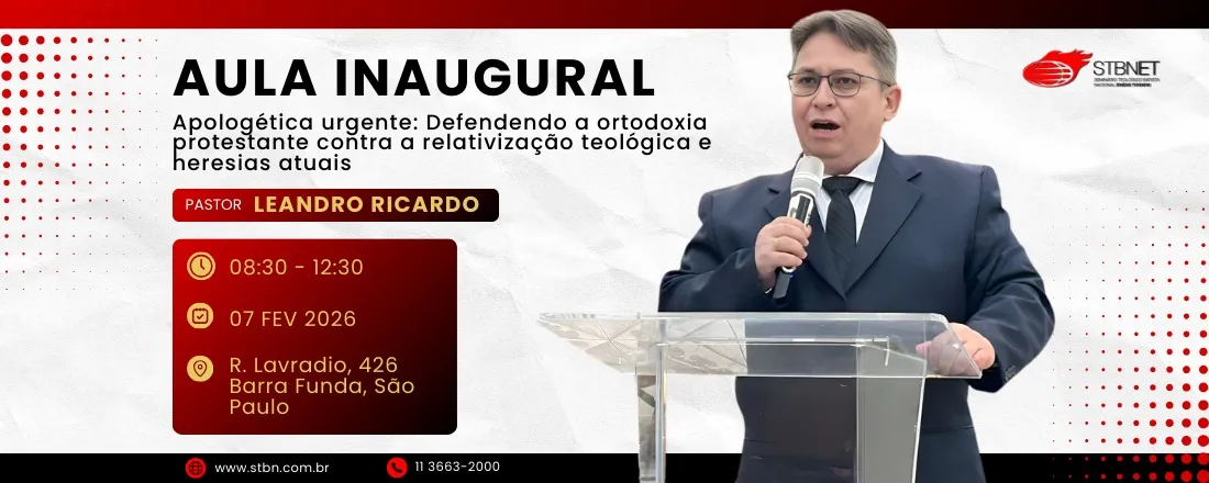 AULA INAUGURAL 1º SEMESTRE DE 2026