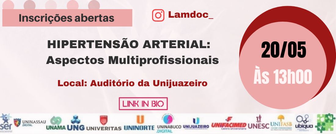 HIPERTENSÃO ARTERIAL: Aspectos multiprofissionais.