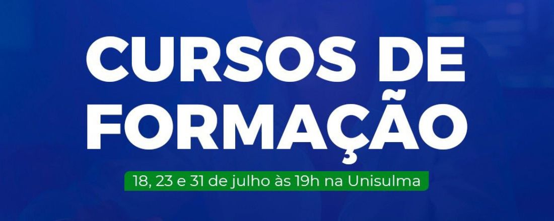 CURSOS DE FORMAÇÃO PARCEIRO SEBRAE
