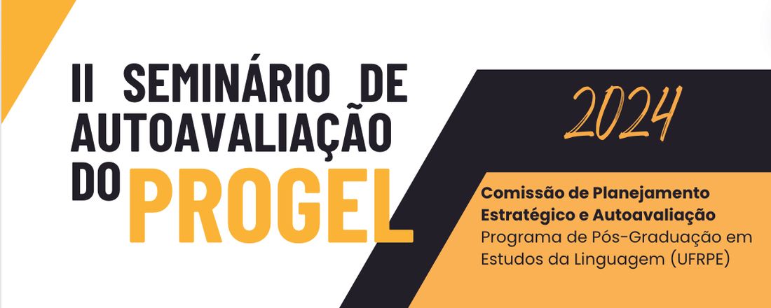 II Seminário de Autoavaliação do PROGEL