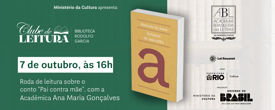 Clube de Leitura - Biblioteca Rodolfo Garcia
