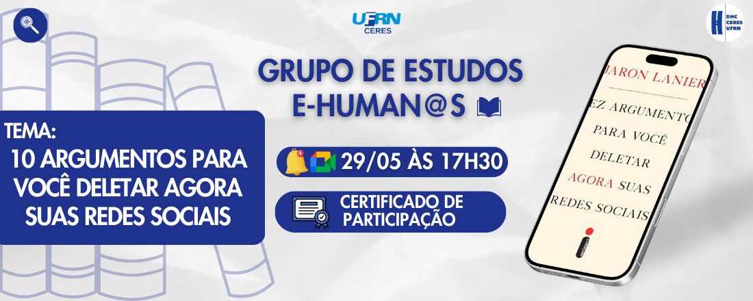 Grupo E-Human@s: 10 Argumentos para você deletar agora suas redes sociais