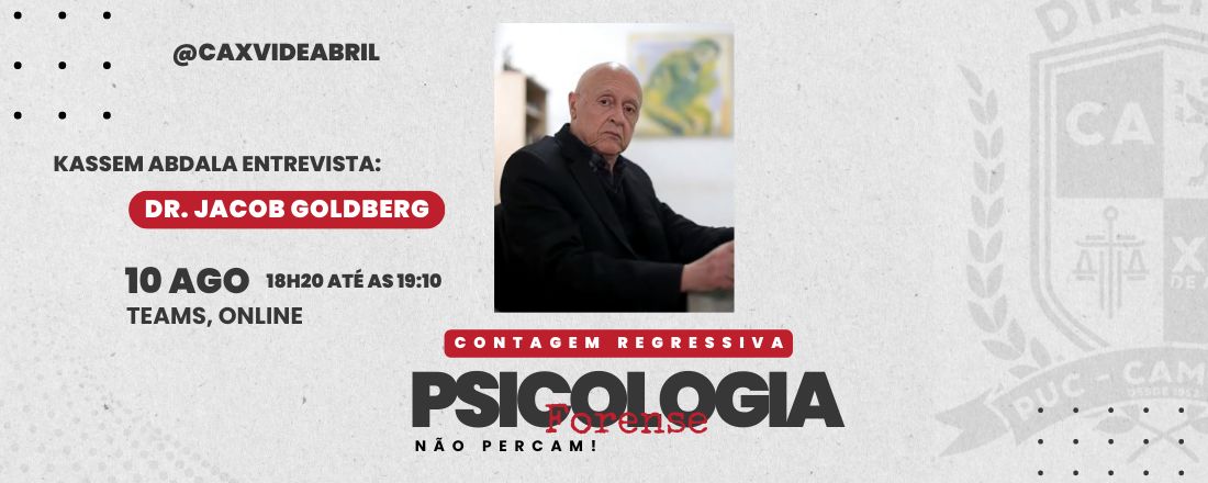 Contagem Regressiva SJ23 - Psicologia Forense