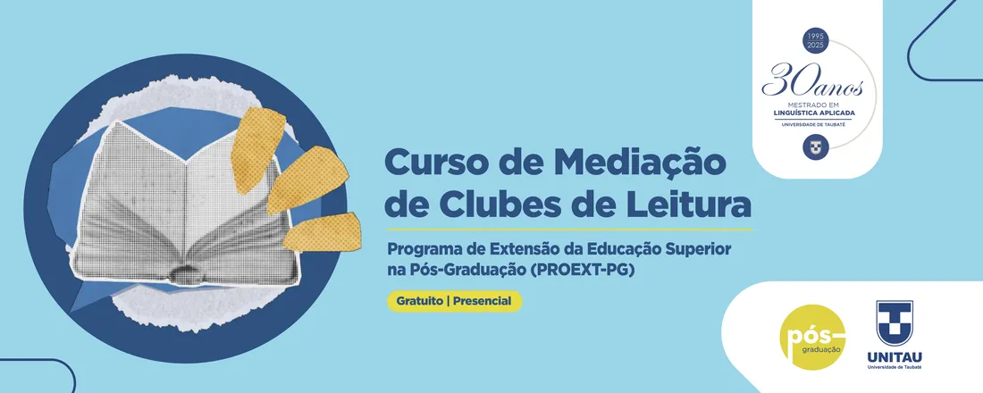 Curso de Mediação de Clubes de Leitura- UNITAU