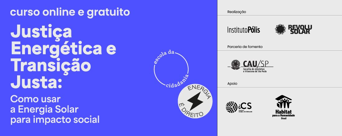 Justiça Energética e Transição Justa