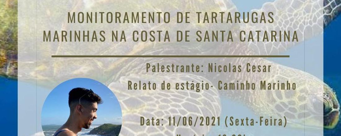 Palestra - Monitoramento de Tartarugas Marinhas na Costa de Santa Catarina