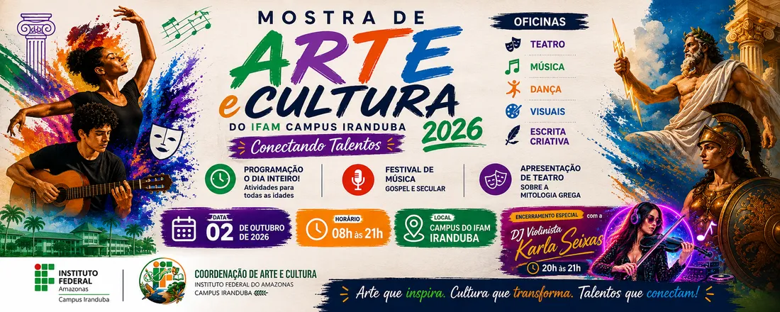 MOSTRA DE ARTE E CULTURA 2026 IFAM IRANDUBA