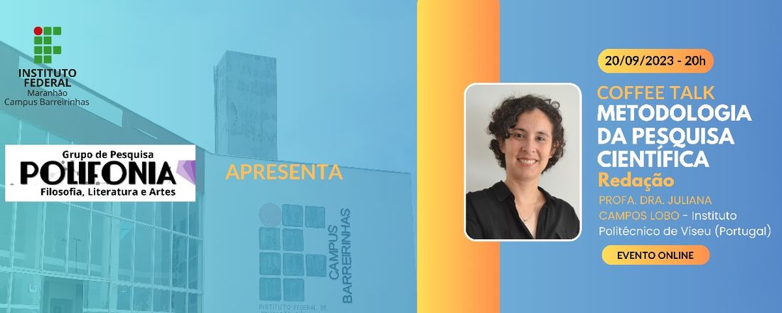 Coffee Talk sobre Metodologia da Pesquisa Científica: Redação