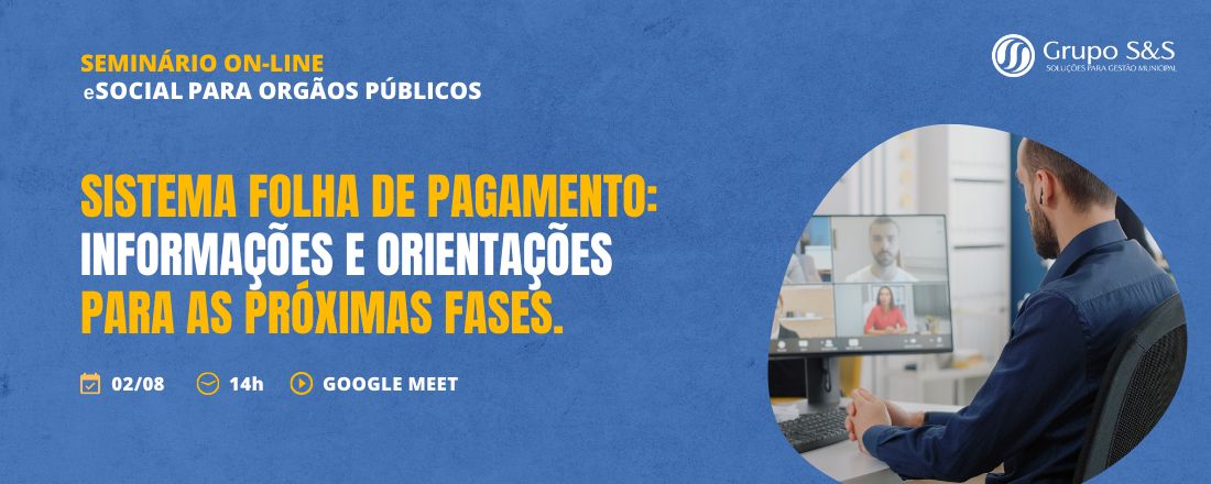 Seminário on-line eSocial para órgãos públicos